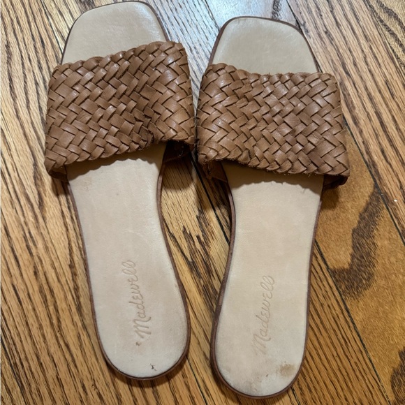 Madewell Leather Woven Sandals - sz 9 - Picture 1 of 4